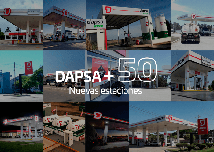 DAPSA embanderó sus primeras 50 Estaciones de Servicio